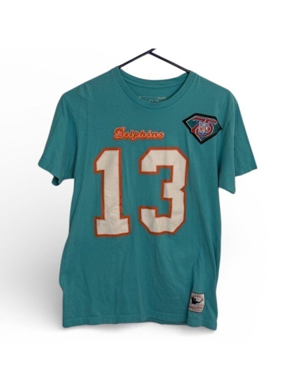 Mitchell & Ness Miami Dolphins Dan Marino Tee Teal Large
